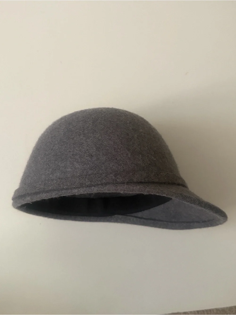 Jacadi Dark Gray Felt Hat with Brim